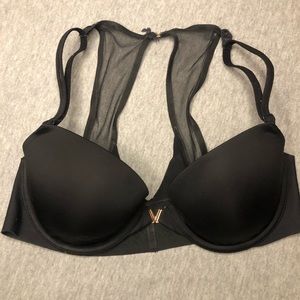 Black Lined Demi Bra